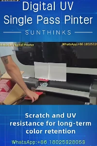 SUNTHINKS Digital UV Single Pass-printer: Rush-ordrer er nemme at håndtere